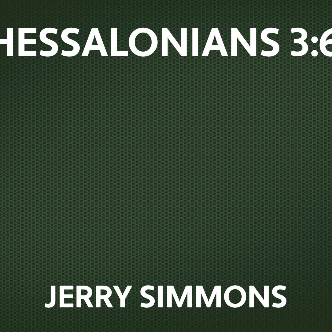 On May 13, 2007: 2 Thessalonians 3:6-18 episode artwork