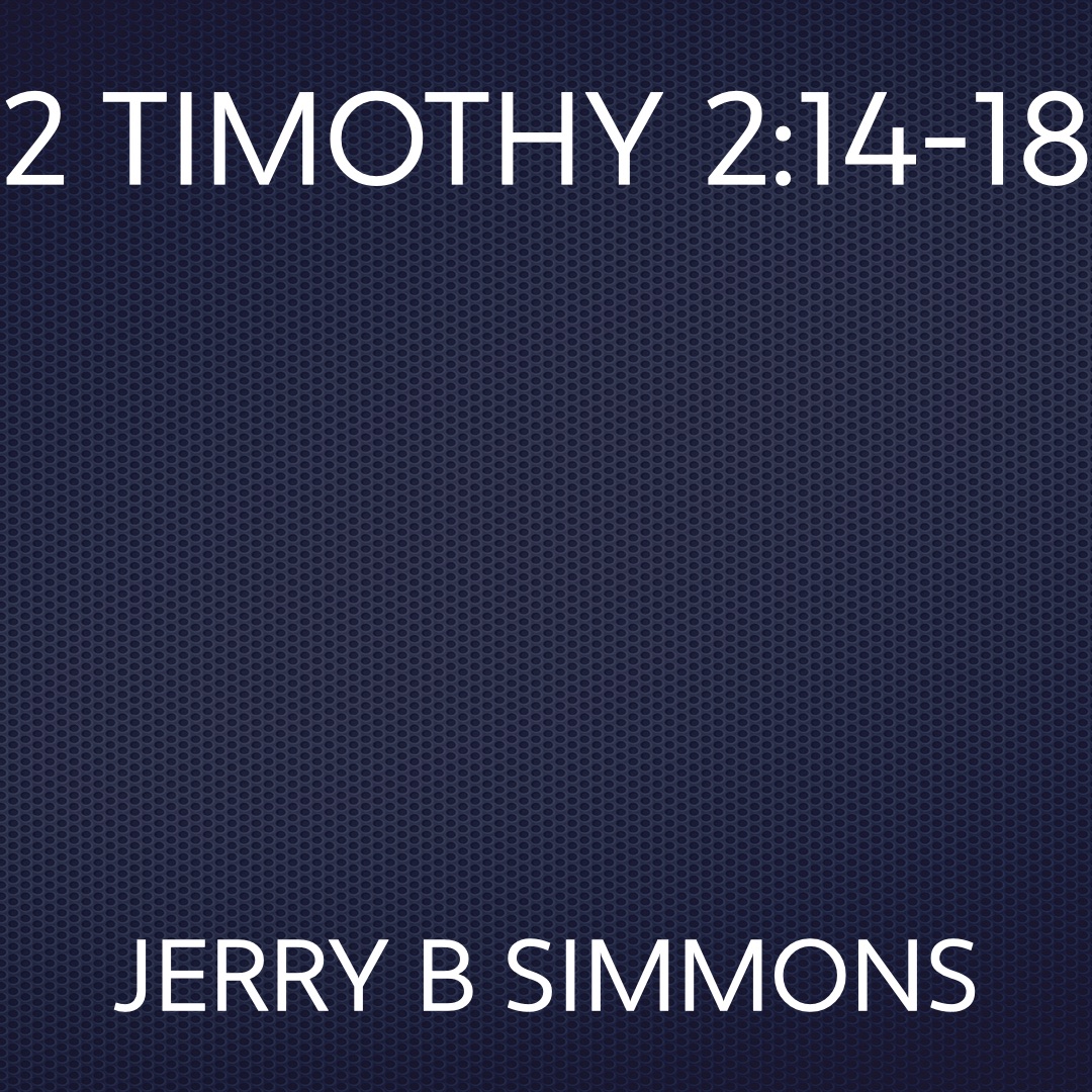 On Mar 30, 2008: 2 Timothy 2:14-18 episode artwork