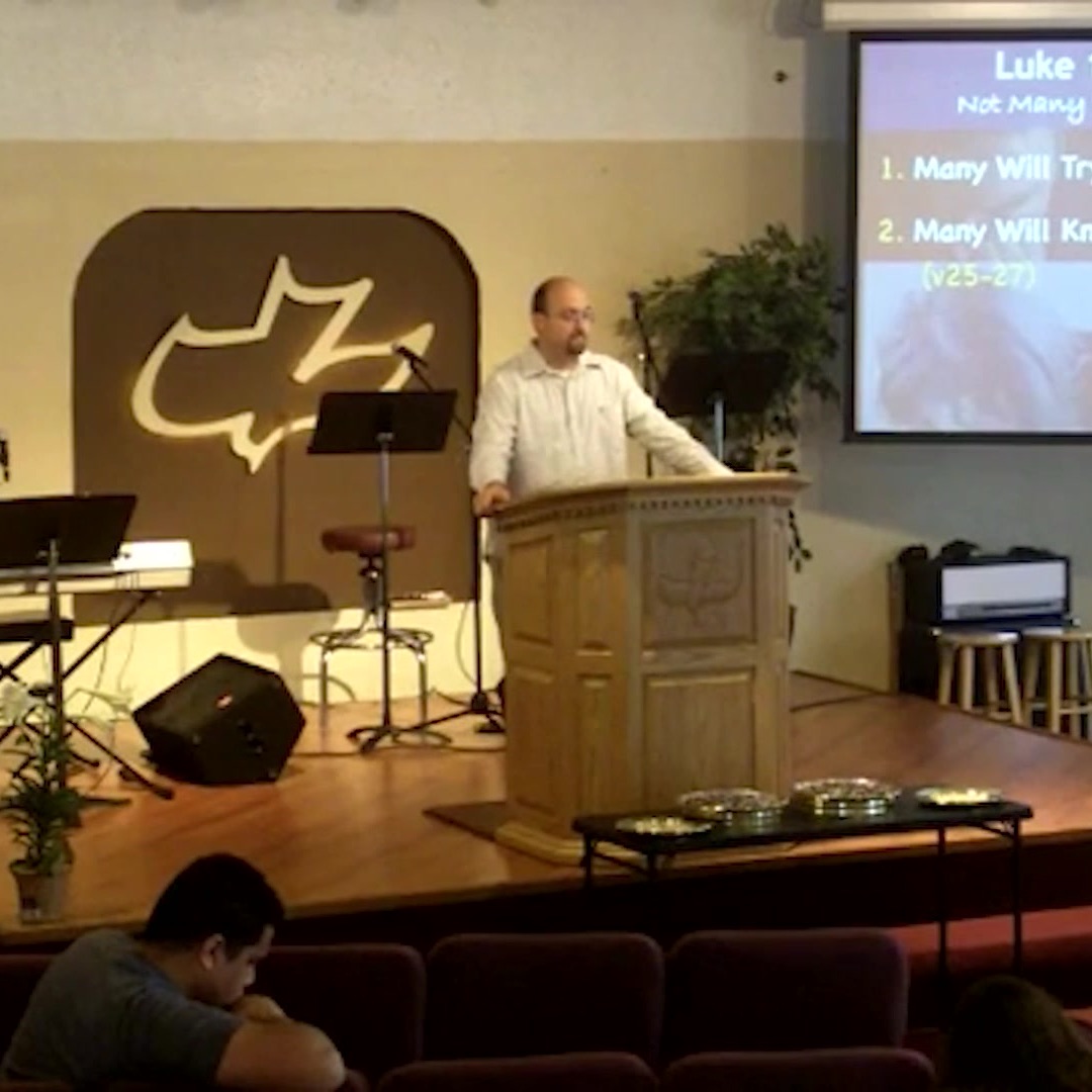 On Apr 07, 2013: Luke 13:22-30 Not Many Will Be Saved episode artwork