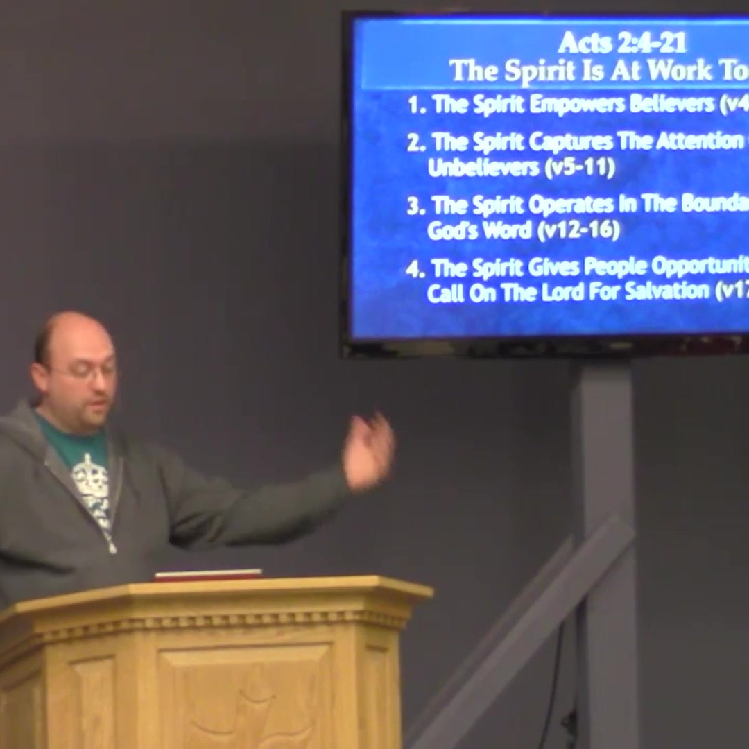On Feb 17, 2016: Acts 2:4-21 The Spirit Is At Work Today episode artwork