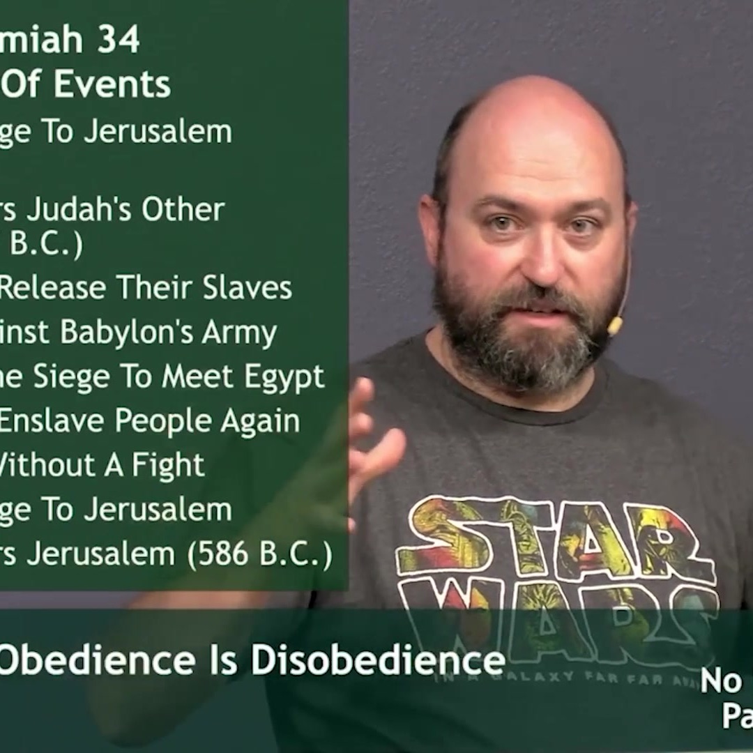 Jeremiah 34 No Partial Credit For Partial Obedience episode artwork
