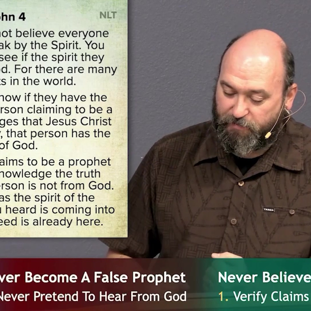 Ezekiel 13 Never Become A False Prophet And Never Believe A False Prophet episode artwork