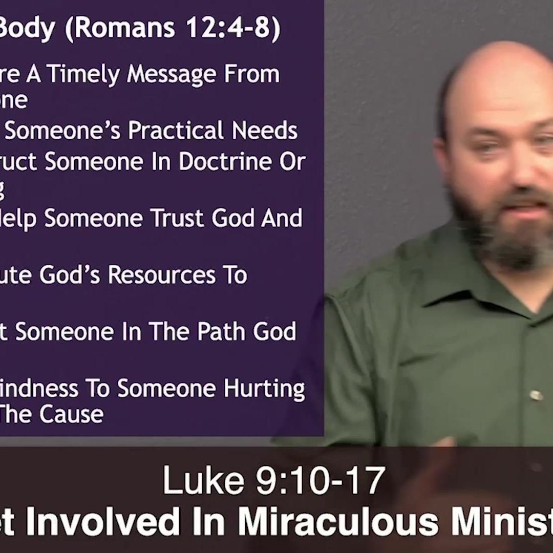 Luke 9:10-17 Get Involved In Miraculous Ministry episode artwork