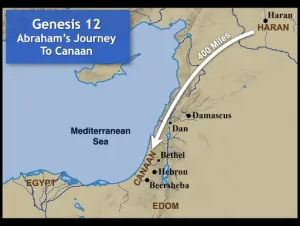 Genesis 12 - Abrahams Journey To Canaan