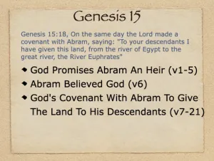 Genesis 15 Outline