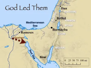 Exodus 13 - God Led Them Out Of Goshen