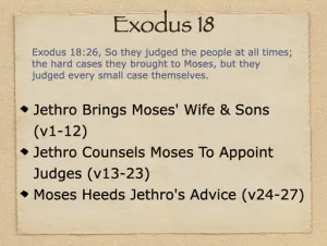 Exodus 18 Outline