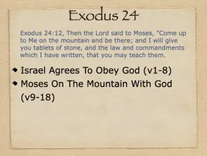 Exodus 24 Outline