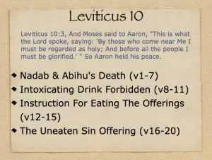 Leviticus 10 Outline