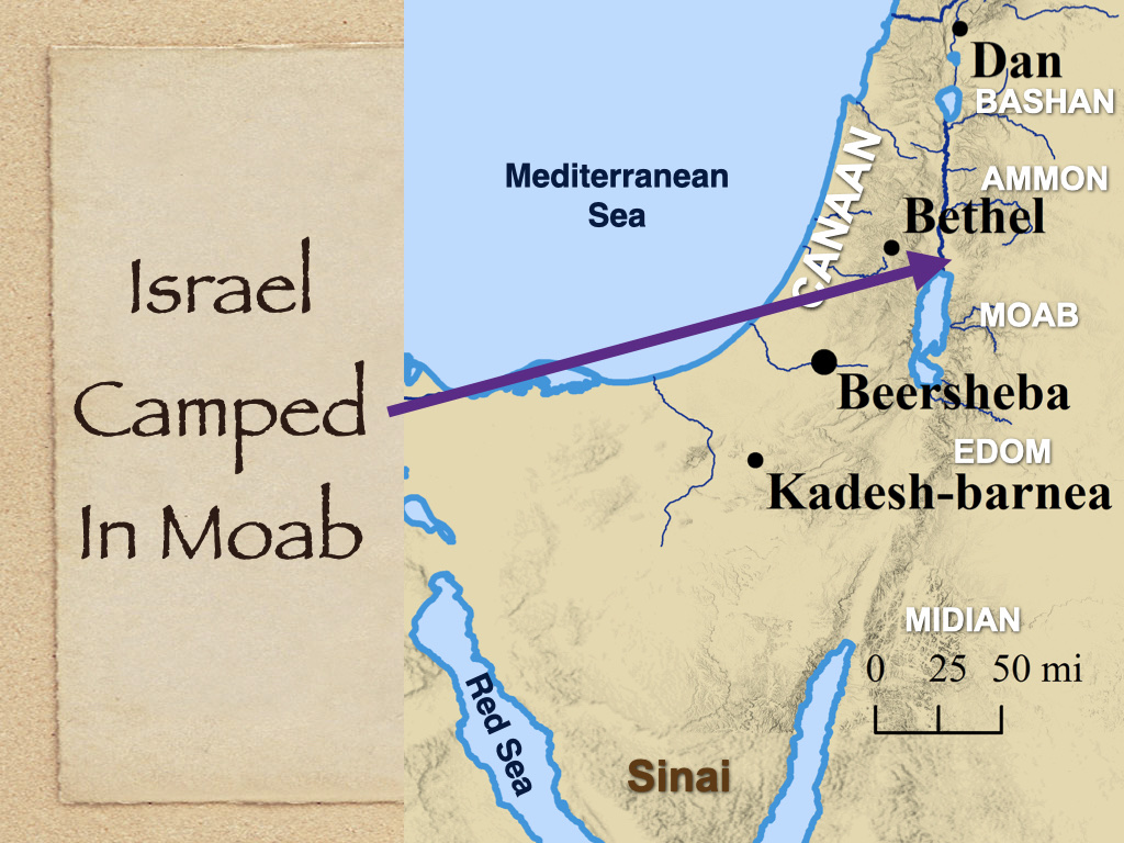 Joshua Chapter 1 Map Study Joshua 1 on FerventWord