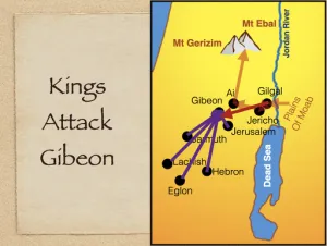 Joshua 10 - Conquest Of Canaan Gibeon