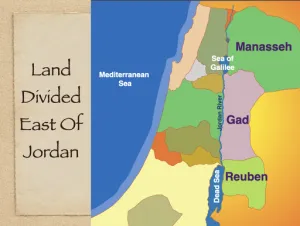 Joshua 13 - East Jordan Land Divided