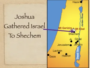 Joshua 24 - Joshua Gathered Israel To Shechem