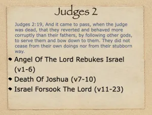 Judges 2 Outline