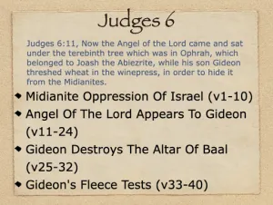 Judges 6 Outline