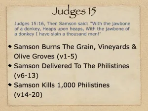 Judges 15 Outline
