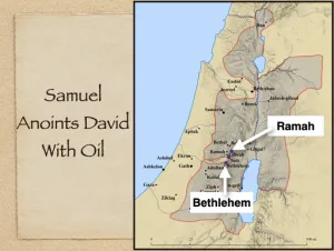 1 Samuel 16 - Samuel Anoints David With Oil