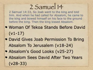 2 Samuel 14 Outline