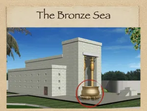 1 Kings 7 - The Bronze Sea In Front Of The Temple