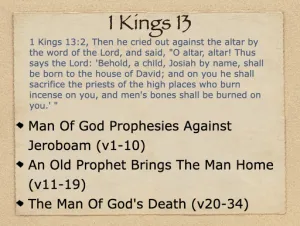 1 Kings 13 Outline