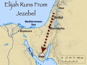 1 Kings 19 - Elijah Runs From Jezebel