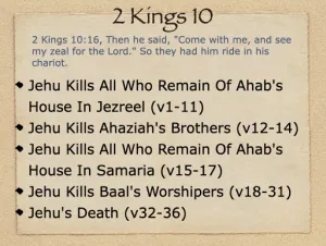 2 Kings 10 Outline