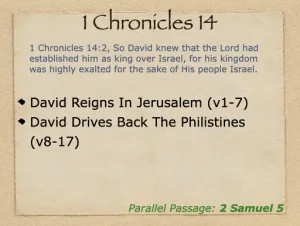 1 Chronicles 14 Outline