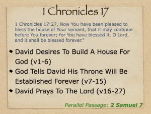 1 Chronicles 17 Outline