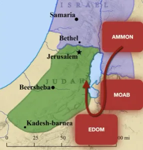 2 Chronicles 20 - Ammon Moab Edom Attack Judah