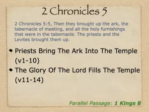 2 Chronicles 5 Outline