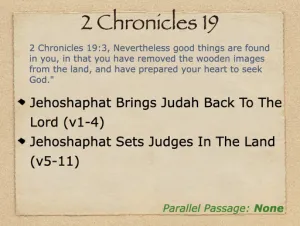 2 Chronicles 19 Outline