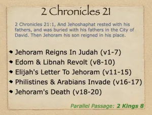 2 Chronicles 21 Outline