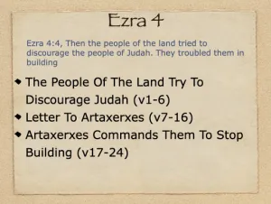 Ezra 4 Outline