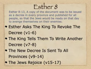 Esther 8 Outline