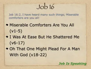Job 16 Outline