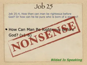 Job 25 - Job 42:7 Bildad Spoke Nonsense