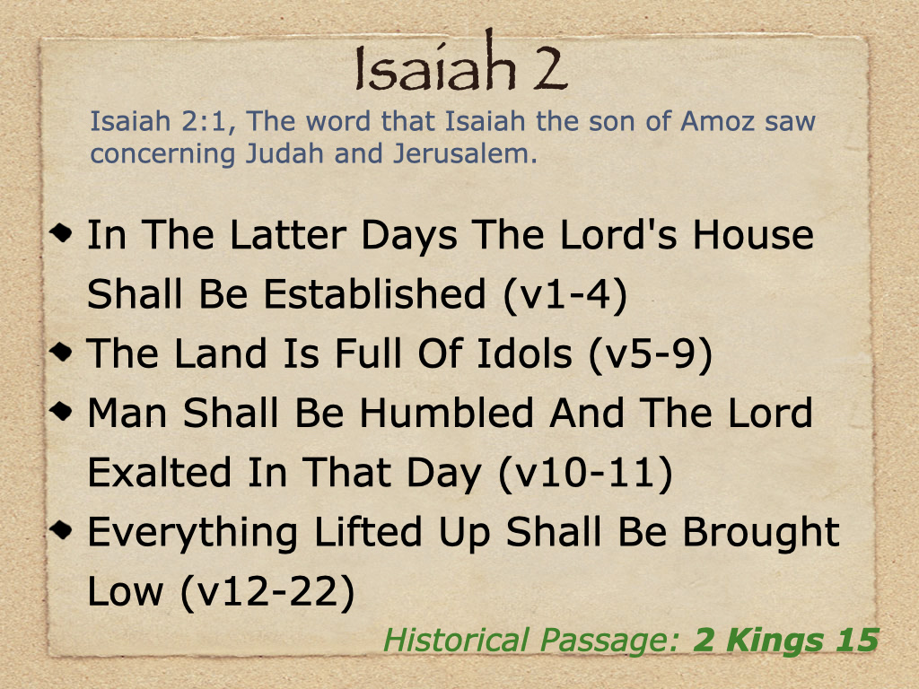 Study Isaiah 2 on FerventWord