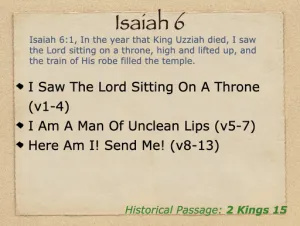 Isaiah 6 Outline