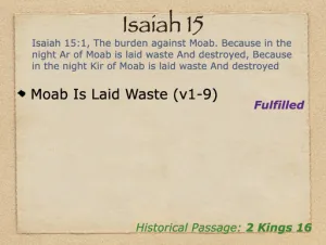 Isaiah 15 Outline