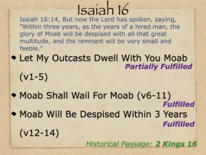 Isaiah 16 Outline