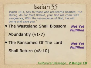 Isaiah 35 Outline