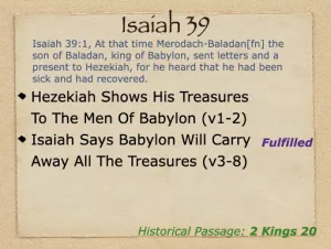 Isaiah 39 Outline