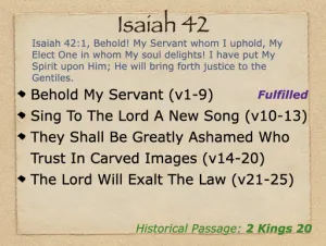 Isaiah 42 Outline