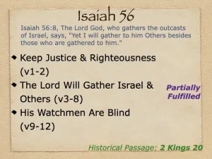 Isaiah 56 Outline