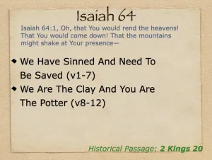 Isaiah 64 Outline