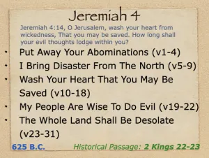 Jeremiah 4 Outline