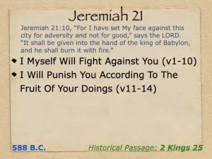 Jeremiah 21 Outline