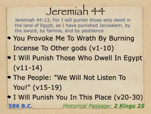 Jeremiah 44 Outline