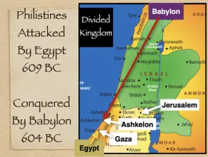 Jeremiah 47 - Philistines Attacked By Egypt In 609 Bc