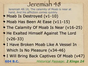 Jeremiah 48 Outline